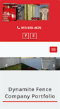 Mobile Screenshot of dynamitefencetampa.com